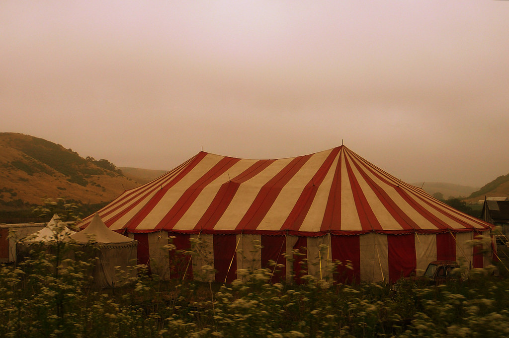 "Circus Tent" by nathanking is licensed under CC BY 2.0.